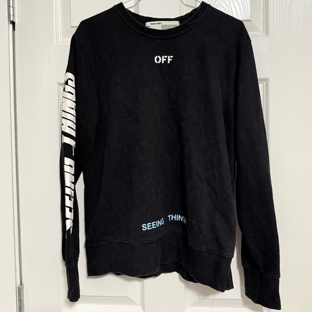 Off White “Seeing things” Crewneck